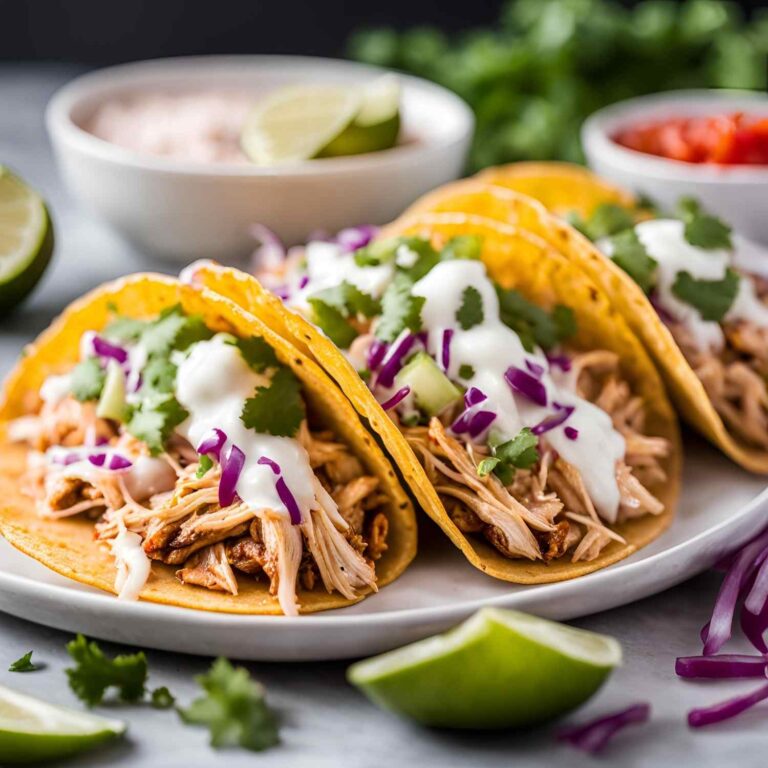 Shredded Chicken Tacos