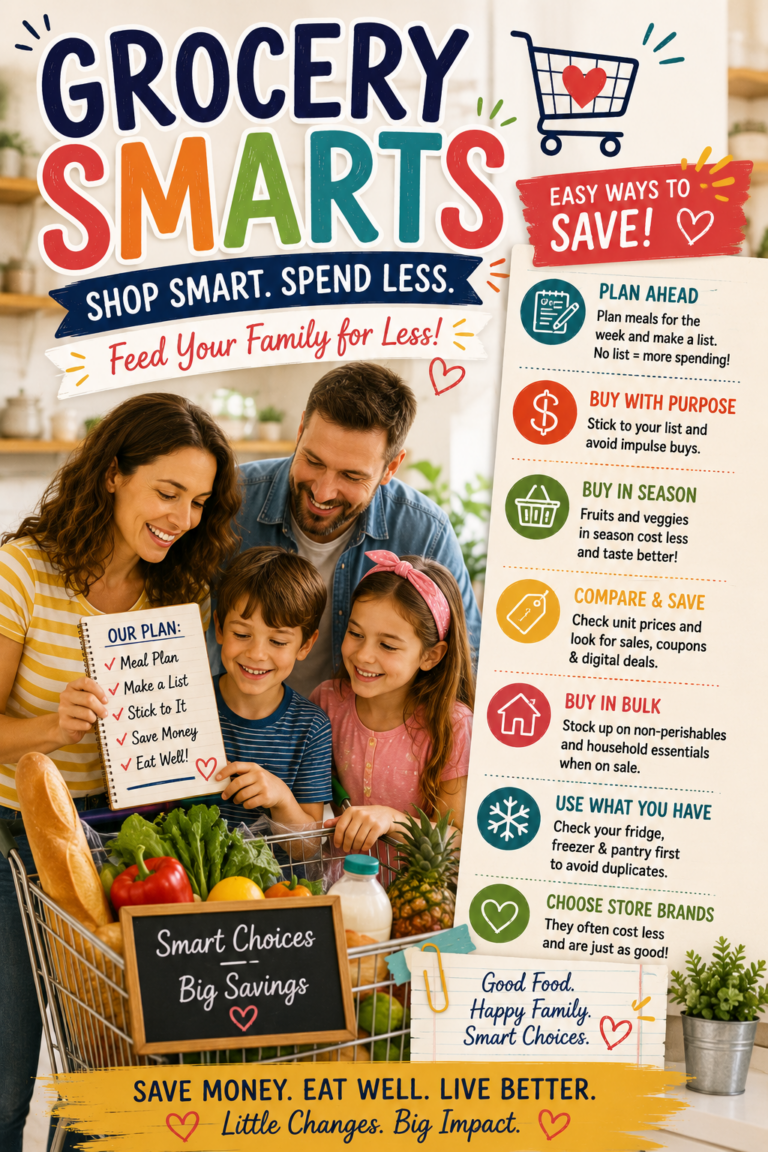 Grocery Smarts: Shop Smarter. Spend Less. Waste Less.