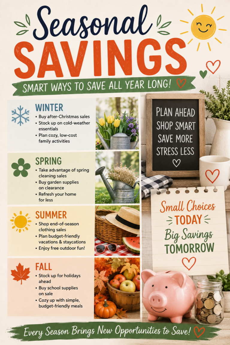 Seasonal Savings: Smart Ways to Prepare for Every Season