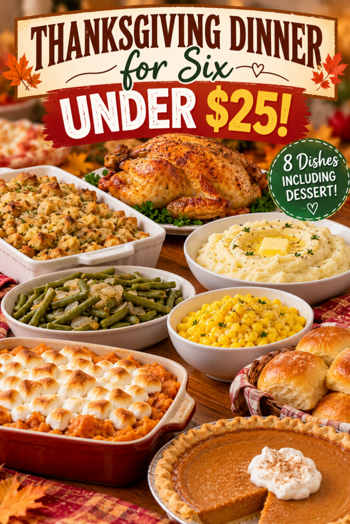 Thanksgiving Dinner for Six for Under $25